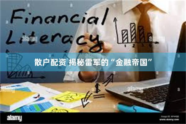 散户配资 揭秘雷军的“金融帝国”