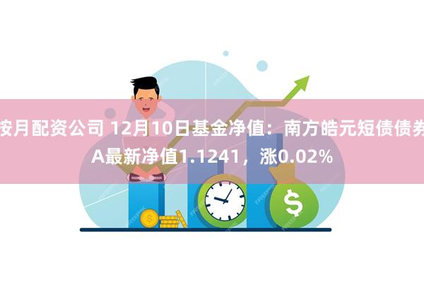 按月配资公司 12月10日基金净值：南方皓元短债债券A最新净值1.1241，涨0