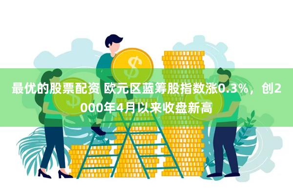 最优的股票配资 欧元区蓝筹股指数涨0.3%，创2000年4月以来收盘新高